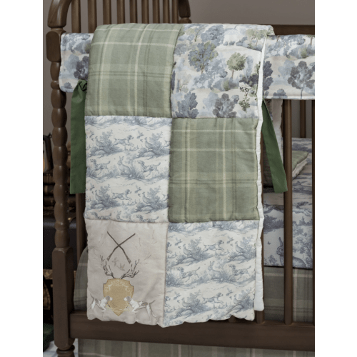 Organic Cotton Baby Quilt | Heritage Crest
