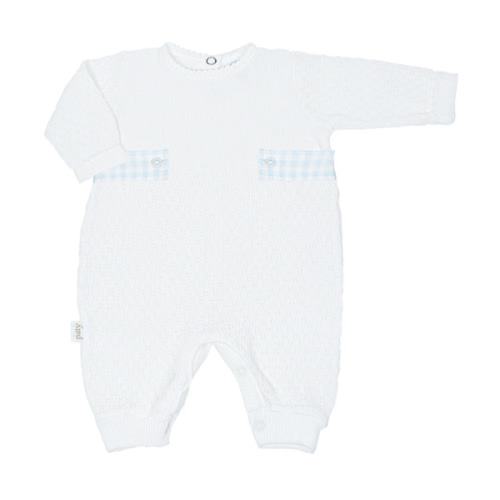 Romper with Gingham Tabs