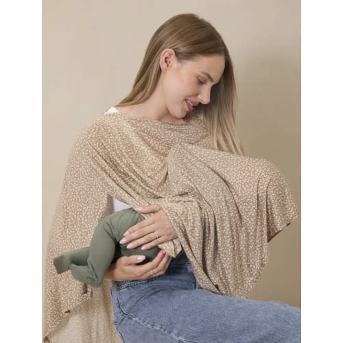 Solly Baby - Cream Floral Nursing Cover