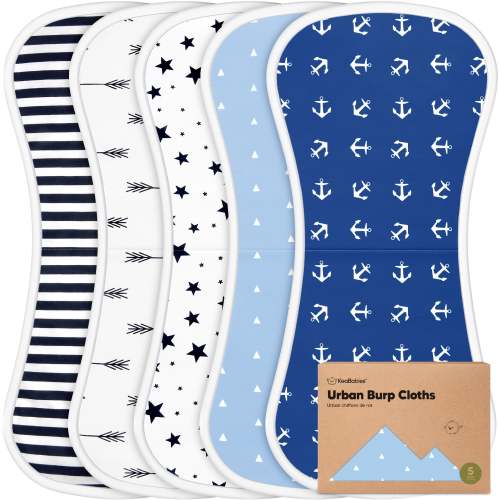 Urban Burp Cloths - Adventurer / One Size