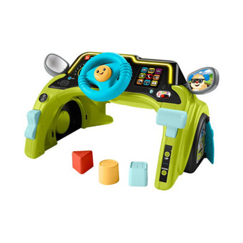 Fisher-Price Baby Sit & Steer Electric Car-Themed Shape-Sorter Activity Center