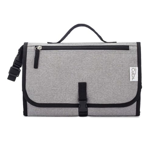 Changing Pad Portable for Baby and Toddler by Comfy Cubs (Solid Grey, Large)