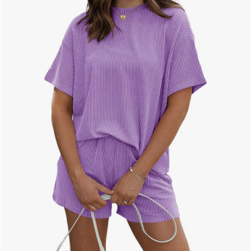 06-purple LARGE pregnancy/postpartum outfit for mama