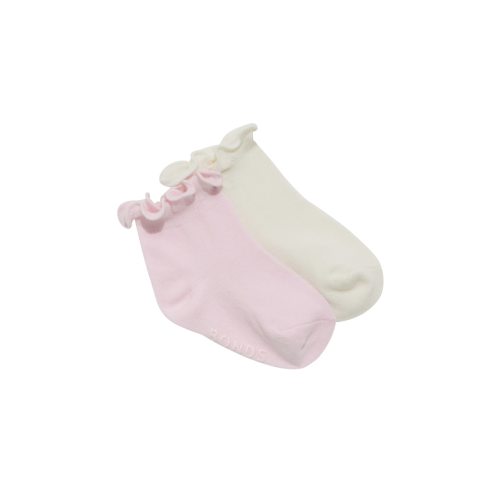 Buy Baby Frill Anklet Sock 2 Pack in Marscapone/Baby Splice Online | BONDS