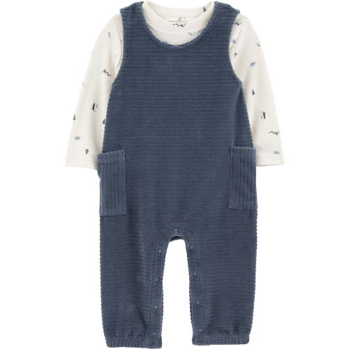 Carter's Child of Mine Baby and Toddler Jumpsuit Overall, 2-Piece, Sizes 0/3-24 Months