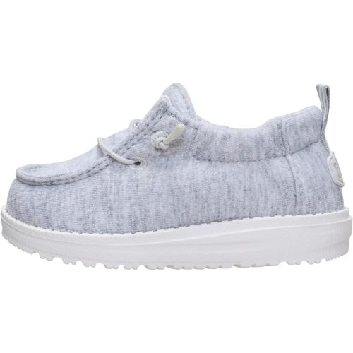 HEYDUDE Infant LILDUDE Slip On Stretch Jersey Shoe | Elastic Scrunch Back