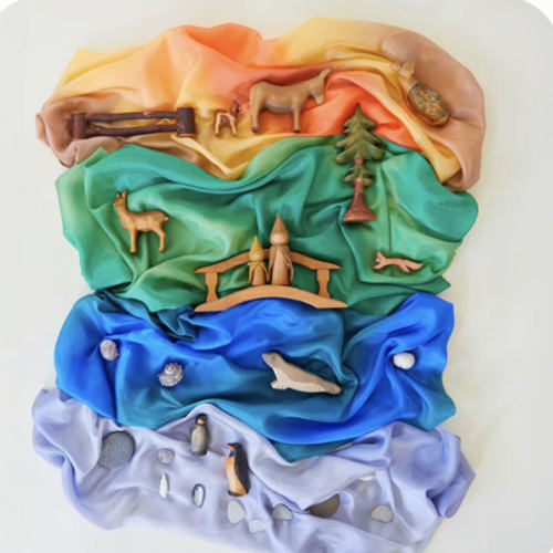 Earth Playsilks Set of 4 – Sarah's Silks