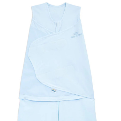 Baby Blue Cotton Swaddle S | HALO