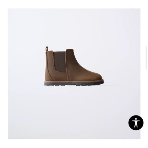 LEATHER BAREFOOT BOOTS - Brown | ZARA United States