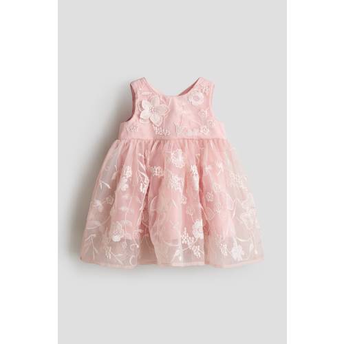 EMBROIDERED ORGANZA DRESS