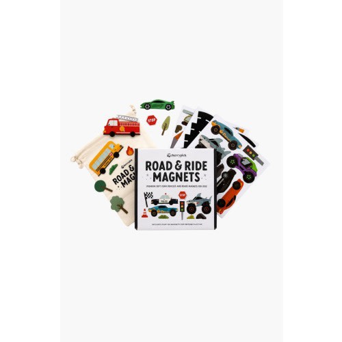 Road and Ride Car Magnets Set