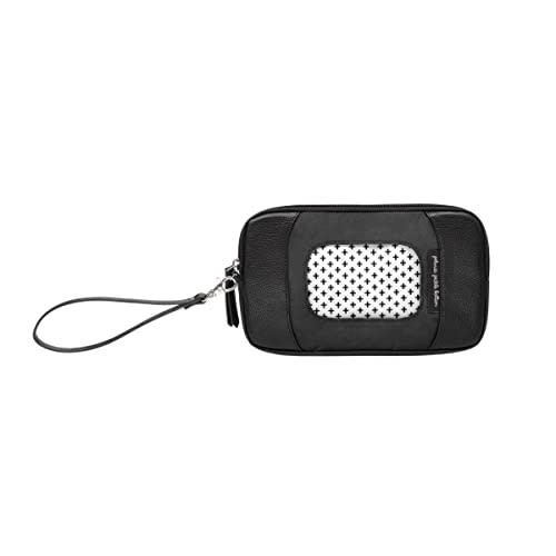 Petunia Pickle Bottom at-The-Ready Wristlet | Reusable & Refillable Wipes Case | Portable Diaper Changing Kit | Perfect for On-The-Go Moms and Dads – Black