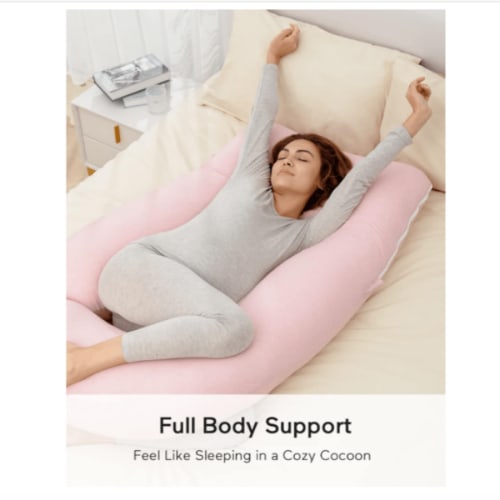 Pregnant Women's Pillow J-Shaped Whole Body Pillow With Velvet Cover, Suitable For Pregnant Women, | SHEIN USA