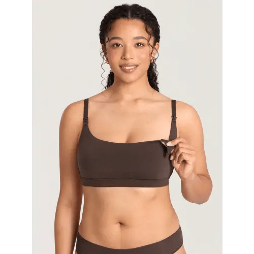 Scoop Neck Nursing Bra