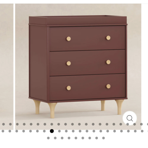 Babyletto Lolly 3-Drawer Changer Dresser with Removable Changing Tray