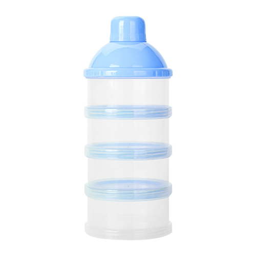 Portable Formula Container to Go Storage Snack Dispenser Spill Proof Smart Stackable Kids Snack Feeding Travel Storage Containers to Carry with You Blue