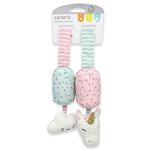 carter's® Cloud and Unicorn Plush Chime Toys in Pink/Purple