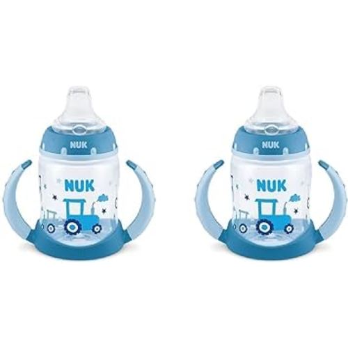 NUK Learner Cup (2 Count (Pack of 1), Tractor), Neutral