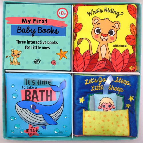 My First Baby Books My First Baby Books: Three Interactive Books for the Little Ones Volume 4, (Board Book)