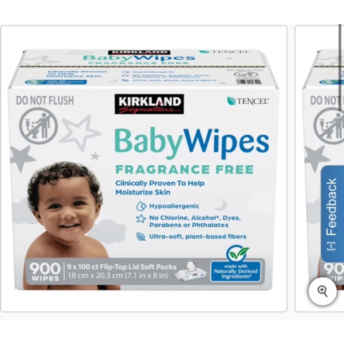 Kirkland Signature Baby Wipes Fragrance Free, 900-count | Costco