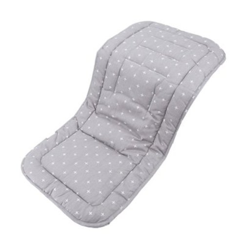 Infant Stroller Insert, Universal Baby Stroller Seat, Reversible Cotton Stroller Seat Liners Universal Newborn Car Seat Breathable Stroller Mat for Pushchair Head Neck Body Support