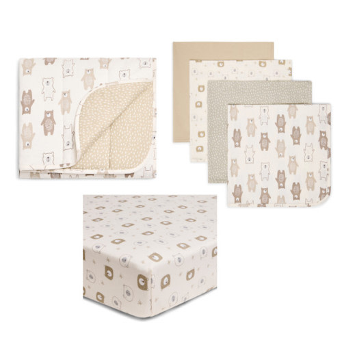 Organic Cotton Nursery Gift Set - Little Bear