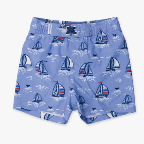 Novelty Print Swim Trunks