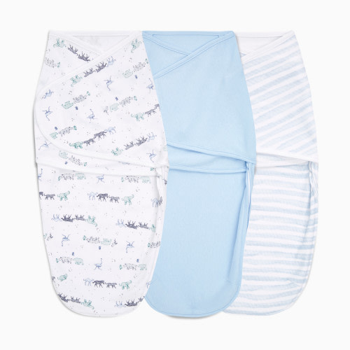 Essentials Cotton Wrap Swaddles (3 Pack) - Rising Star