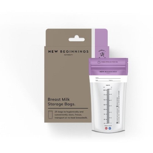 New Beginnings Breastmilk Storage Bags 25 Pack