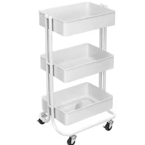 Lexington 3-Tier Rolling Cart by Simply Tidy®, Color: White | Michaels
