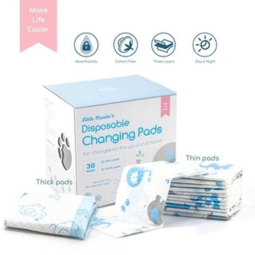 Little Martin's Disposable Changing Pads - 30 Counts - Multi