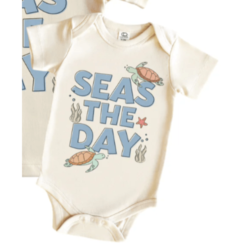 Seas The Day Graphic Bodysuit