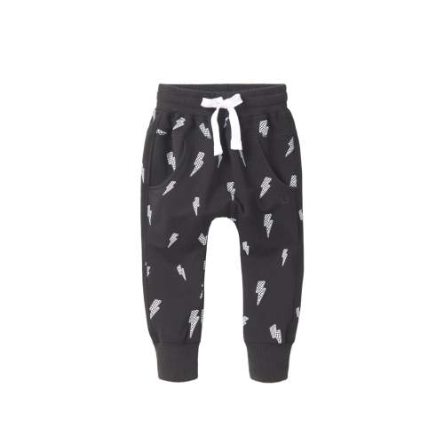 Lightning Bolt Jogger - Black