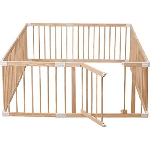 HARPPA Baby Gate Playpen Baby Fence for Babies and Toddlers Baby Play Yards for Play Area (62 * 47 * 24 inch)