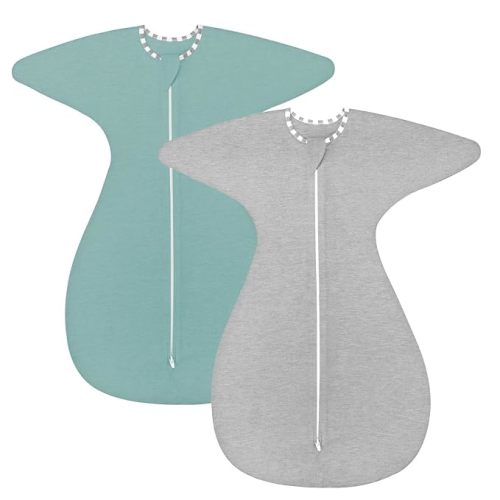 ZIGJOY Swaddle Sleep Sack 3-6 Months, 0.5 Tog Baby Wearable Blanket