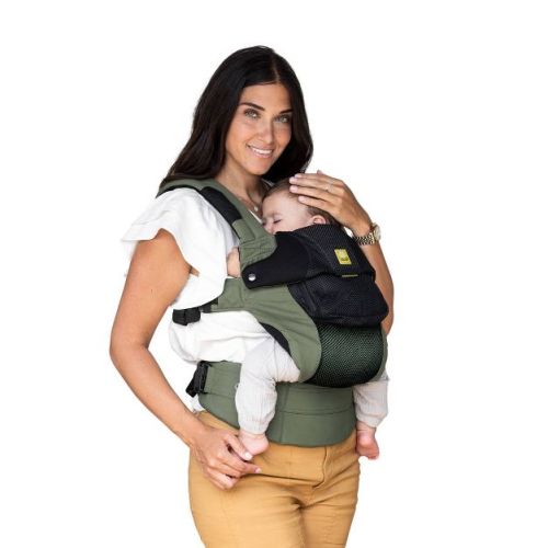 LILLEbaby 6-Position Complete Airflow Baby & Child Carrier - Olive/Black: Buckle Closure, Adjustable Harness, Lumbar Support, Ventilated Fabric