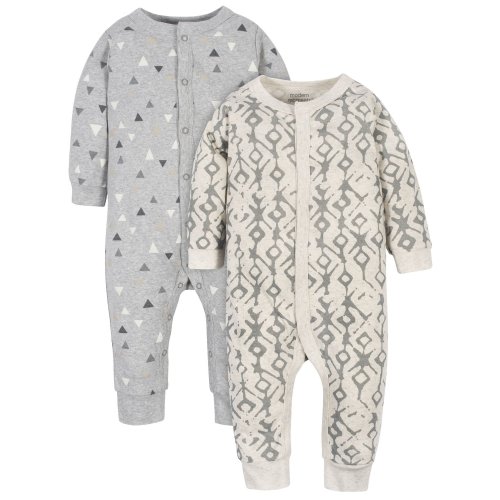 Modern Moments by Gerber Baby Boy Coveralls, 2-Pack