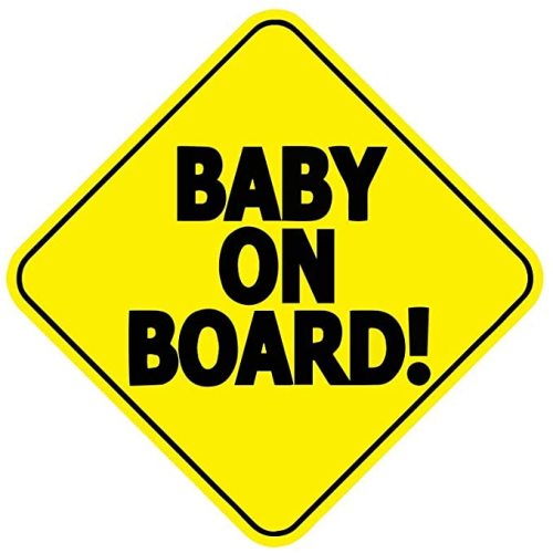 Baby ON Board Baby Safety Sign car Sticker 5" x 5"