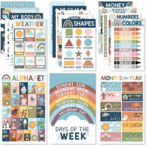 Bible Posters | Set of 9 | Sunday School Posters – Hadley Designs