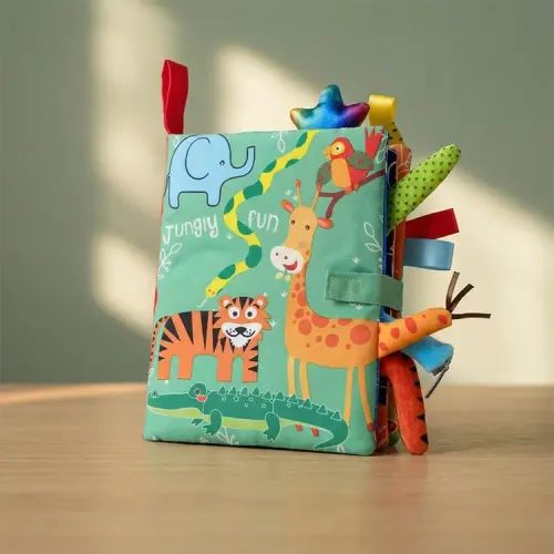 Buy Montessori Baby Soft Sensory Book Online I Montessori Generation