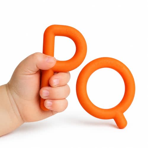 Chewy Tubes P & Q Oral Motor Chew Tool, Latex-Free, Teething & Sensory | Safe & Non-Toxic: Made from durable, latex-free material designed for extended chewing without breaking down or splintering.