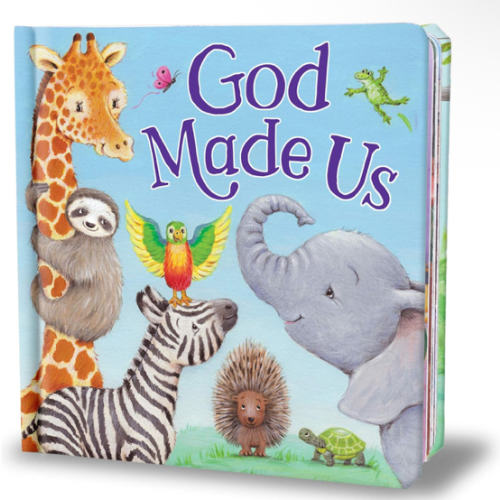God Made Us – Christian Board Book for Kids | Faith-Based Story Celebrating God’s Love, Individuality & Creation | Touching Bedtime Story Picture Book for Toddlers | Baby & Baptism Gift