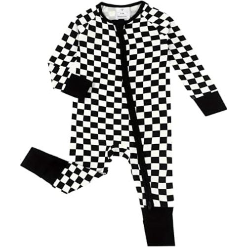 Bow Dream Baby Bamboo Rayon Pajamas,Newborn Sleepers for Girls and Boys