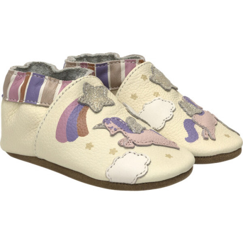 Born To Shine Ivory Soft Sole - Robeez | Maisonette
