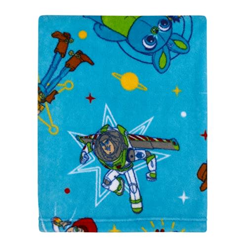 NoJo Disney Toy Story Baby Blanket Cozy Small Travel Size 40" x 50" Throw Blanket Soft and Warm Bedding Accessory