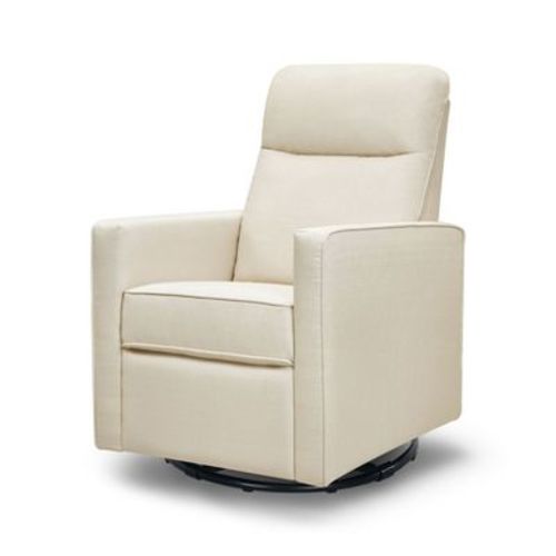 daVinci Gabby Pillowback Swivel Glider - Natural Oat