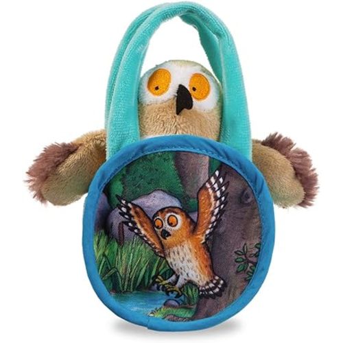 AURORA Official Merchandise, 61048 The Gruffalo Owl Fancy Pal Soft Toy, Brown & Blue, +7in
