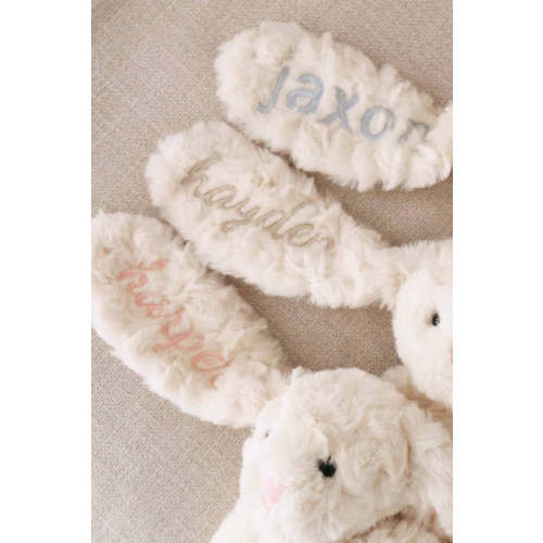 Embroidered Cuddle Plush Friends | Bentley Bunny