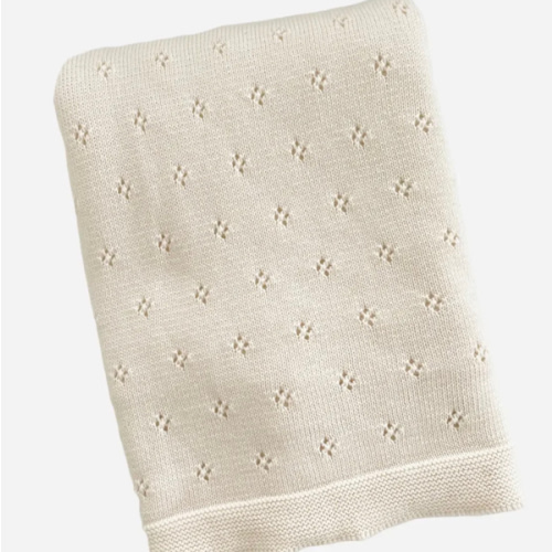 Cotton Heirloom Pique Blanket