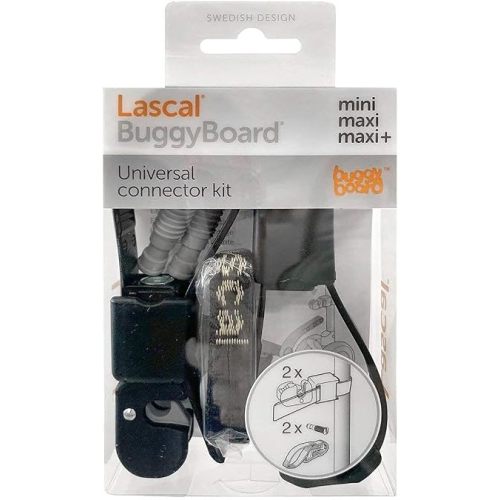 Lascal 19211 Universal Clutch BuggyBoard, Black [Screw Colour - Grey]